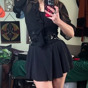 Lululemon Court Rival HR Skirt *Long BLK Size 4